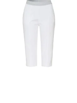 TONI Damen Hose - Sue Capri in weiß - Länge: knielang