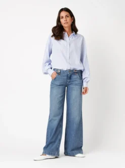 TONI Damen Jeans - Ella Wide in blau - Länge: lang