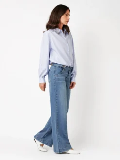TONI Damen Jeans - Ella Wide in blau - Länge: lang