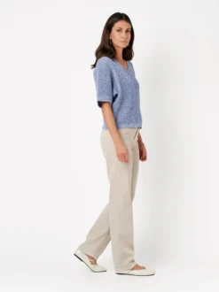 TONI Damen Jeans - Liv Regular in beige - Länge: lang
