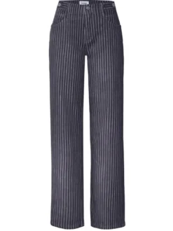 TONI Damen Jeans - Liv Wide in blau weiß - Länge: lang