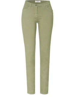TONI Damen Jeans - Perfect Shape in khaki - Länge: lang