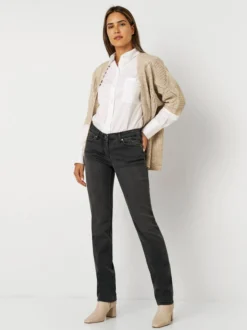 TONI Damen Jeans - Perfect Shape in anthrazit