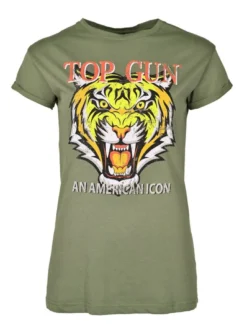 Topgun Damen T-Shirt in oliv