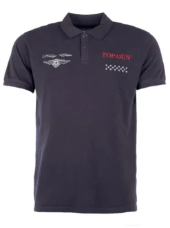 Topgun Herren Polo Shirt in blau