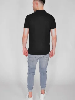 Topgun Herren Polo Shirt in schwarz