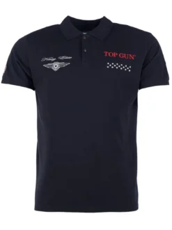 Topgun Herren Polo Shirt in schwarz