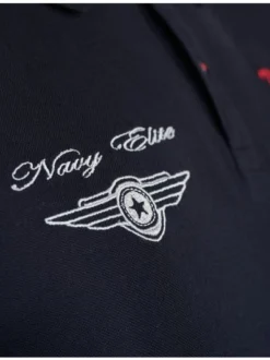 Topgun Herren Polo Shirt in schwarz