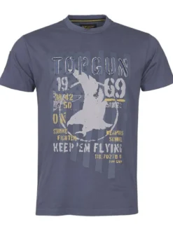 Topgun Herren T-Shirt in blau