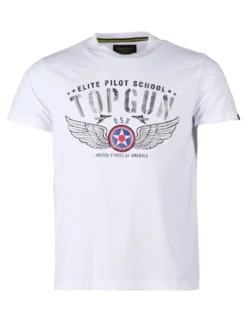 Topgun Herren T-Shirt in weiß