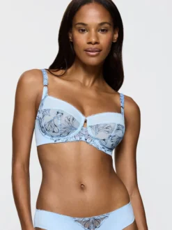 Triumph Damen Bügel-BH - Wild Iris Florale in hellblau