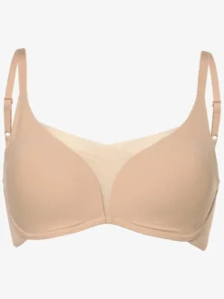 Triumph Damen BH - Wattiert - Bügellos - Shape Smart in beige