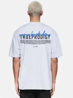 Trueprodigy Herren Oversize-Shirt - Lior in hellgrau