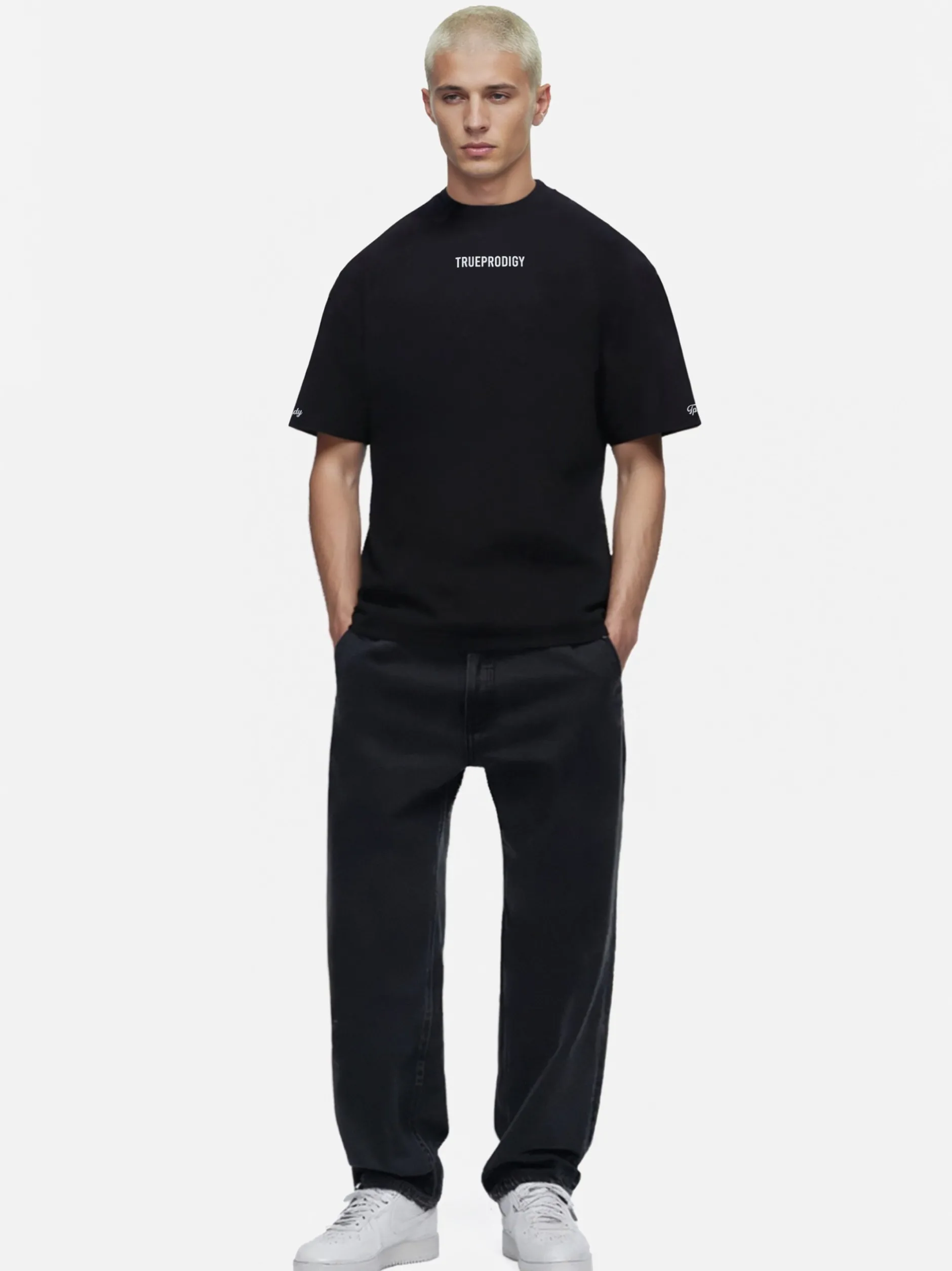 Trueprodigy Herren Oversize-Shirt - Kai in schwarz