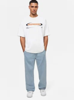 Trueprodigy Herren Oversize-Shirt - Ravi in weiß