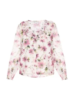 Usha Damen Bluse in mehrfarbig