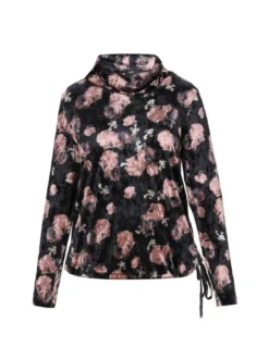 Usha Damen Bluse in mehrfarbig
