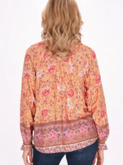 Usha Damen Bluse in orange