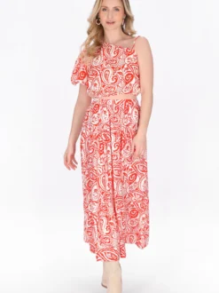 Usha Damen Bluse in orange