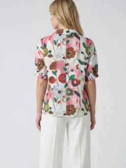 Usha Damen Bluse in pink