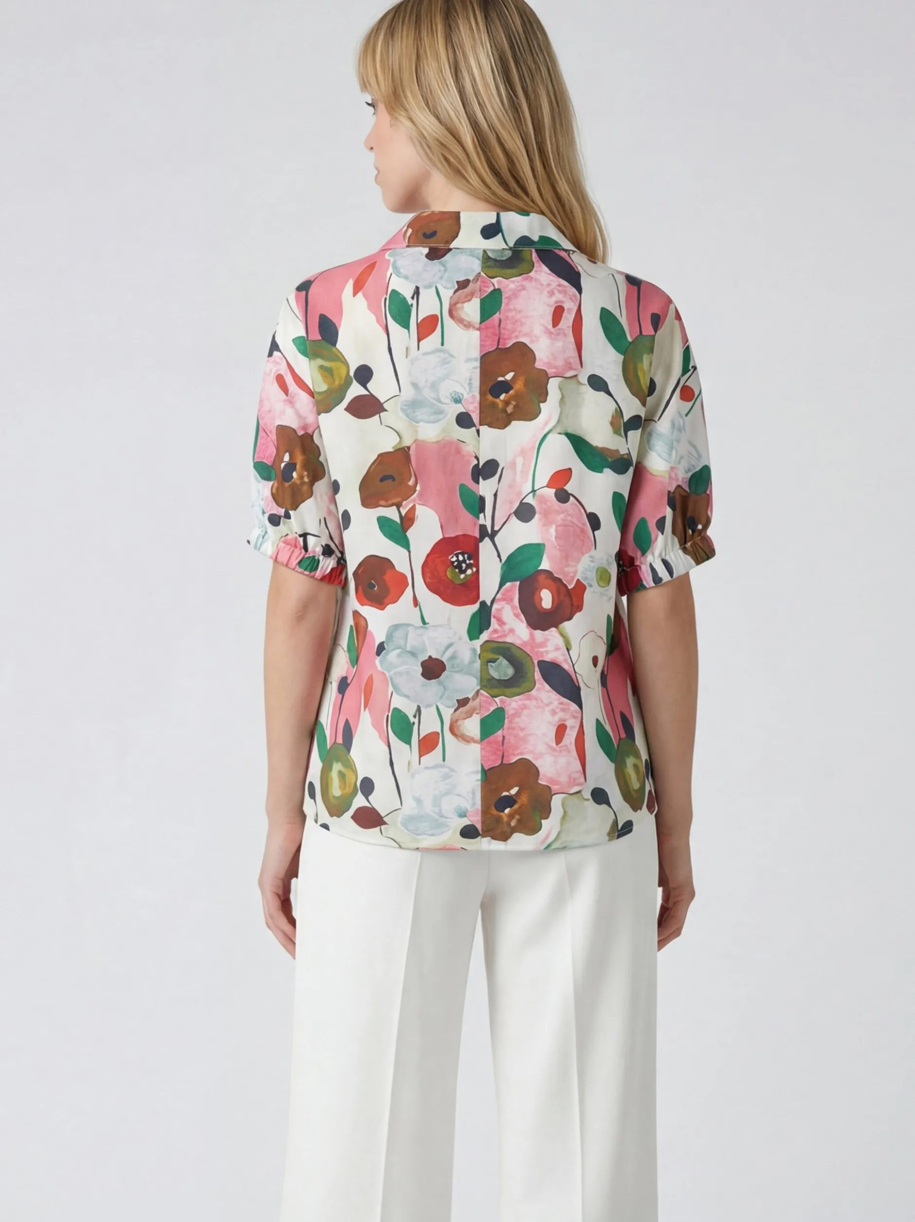 Usha Damen Bluse in pink