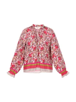 Usha Damen Bluse in rot