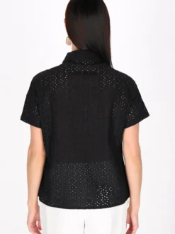 Usha Damen Bluse in schwarz