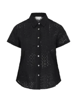 Usha Damen Bluse in schwarz