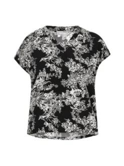 Usha Damen Bluse in schwarz