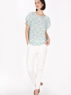 Usha Damen Bluse in türkis