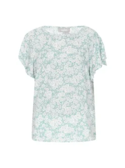 Usha Damen Bluse in türkis