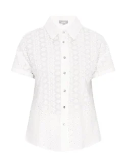 Usha Damen Bluse in weiß