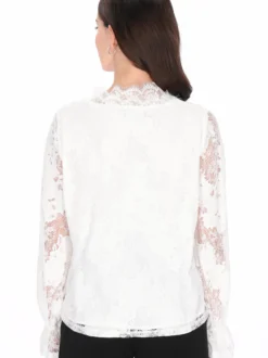 Usha Damen Bluse in weiß