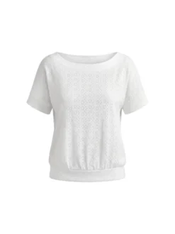 Usha Damen Blusenshirt in weiß
