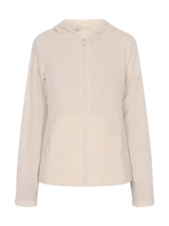 Usha Damen Fleecejacke in ecru