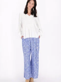 Usha Damen Hose in blau
