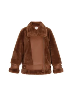 Usha Damen Jacke in cognac