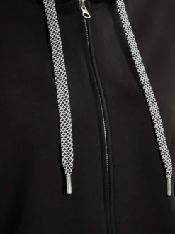 Usha Damen Kapuzenpullover in schwarz
