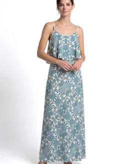 Usha Damen Kleid in mint