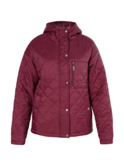 Usha Damen leichte Steppjacke in rot