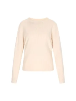 Usha Damen Pullover in beige - Ausschnitt: Rundhals