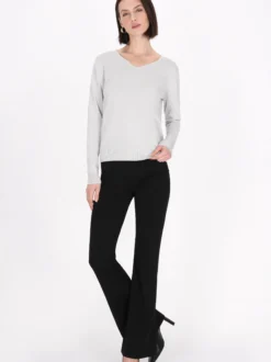 Usha Damen Pullover in grau