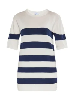Usha Damen Pullover in marine - Ausschnitt: Rundhals