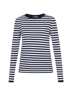 Usha Damen Pullover in marine - Ausschnitt: Rundhals