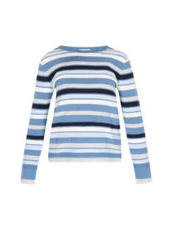 Usha Damen Pullover in mehrfarbig - Ausschnitt: Rundhals