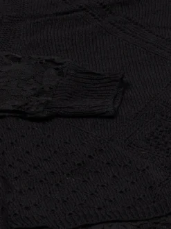 Usha Damen Pullover in schwarz - Ausschnitt: Rundhals