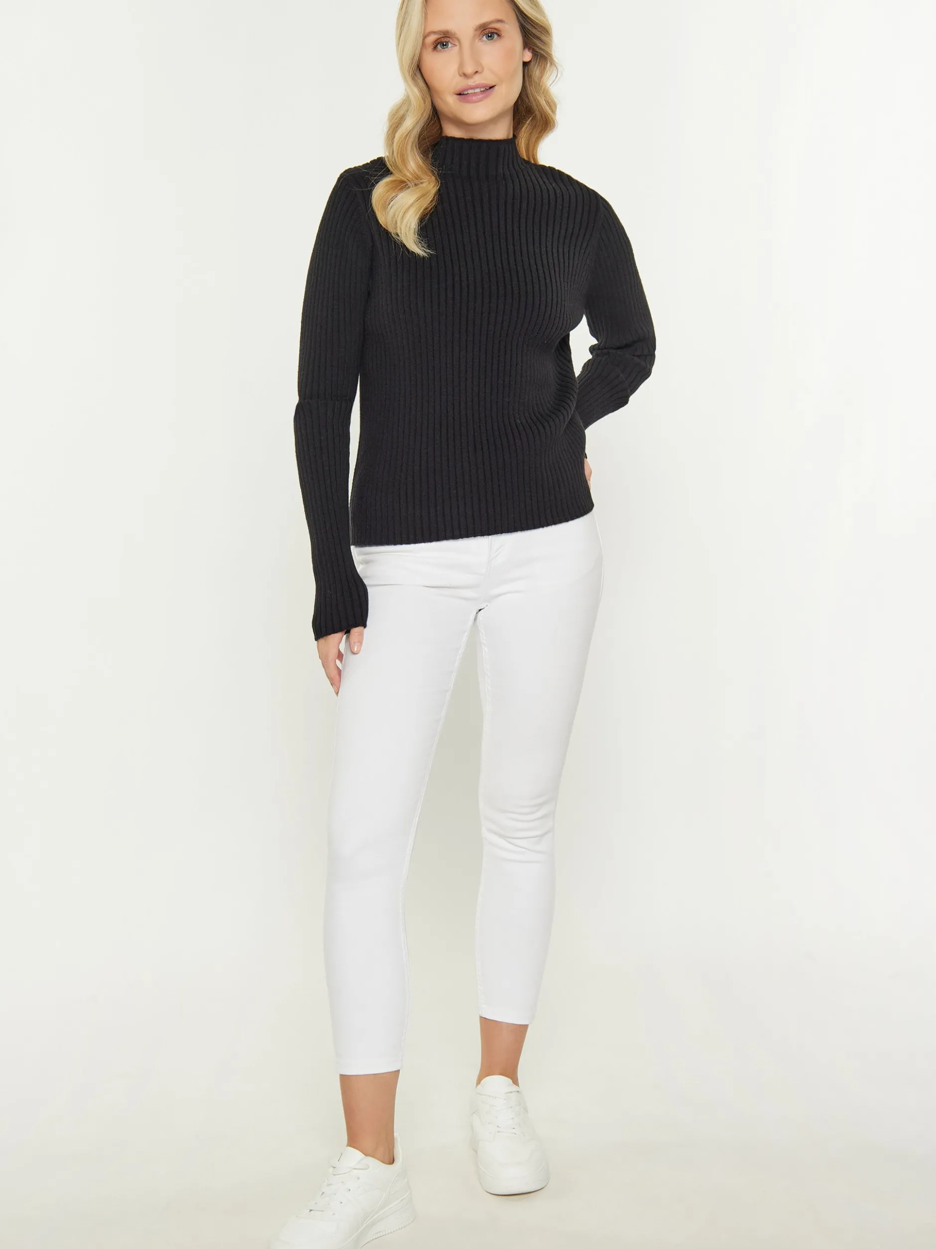 Usha Damen Pullover in schwarz