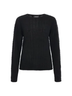 Usha Damen Pullover in schwarz - Ausschnitt: Rundhals