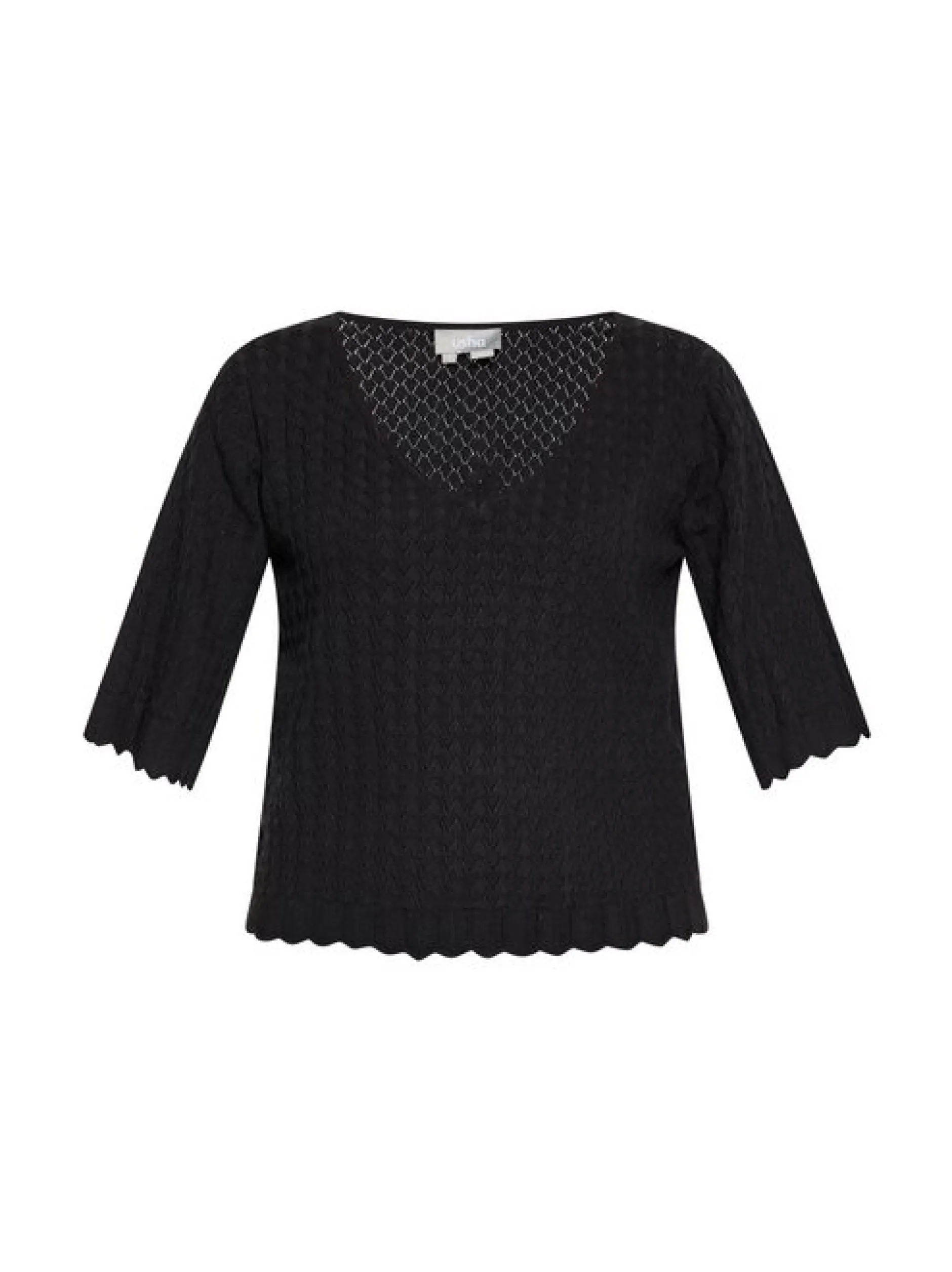 Usha Damen Pullover in schwarz