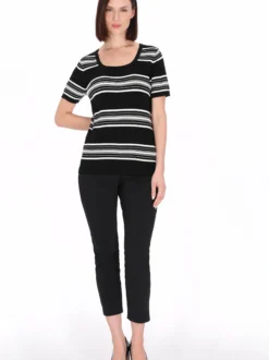 Usha Damen Pullover in schwarz